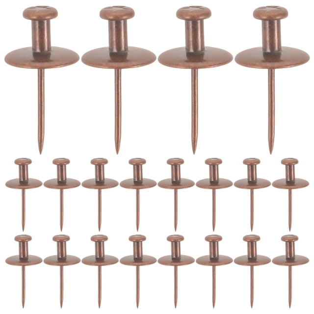 IDEANATEGRATE 20Ud Push Pins De Cinc Para Colgar Resistente Color Oro Rosa