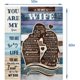 thumbnail image 3 of LHSHID to My Wife Blanket Valentines Day Gifts for Wife Birthday Gift Ideas Anniversary Romantic Gifts for Her Women Birthday Gifts for Wife from Husband Wife Giftses 40x50in, 3 of 6