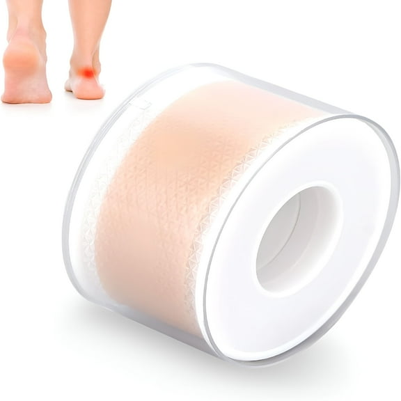 QARUN Blister Bandages,Hydrocolloid Seal Adhesive Bandages for Fingers,Toes,Heel Blister Prevention & Recovery,Waterproof-78.7in
