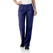 Urbane Ultimate Yoga Waist Scrub Pants for Women: 2 Pocket, Contemporary Slim Fit Flare Leg Luxe Soft Stretch Medical Scrubs 9330