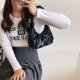 thumbnail image 4 of Bolsos de hombro con forma de nube Bolso bandolera pequeño para mujer Bolso de mano plisado para las axilas Bolso de mano para mujer Monedero con correa ajustable (negro), 4 of 5