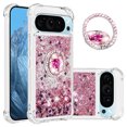 thumbnail image 1 of Étui pour FOXDOCK Google Pixel 9 Pro TG Protection Complète des Coins Étui de Téléphone Pailleté avec Support Anneau, 1 of 4