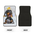 thumbnail image 2 of Vsdgher Puppy Sits In Bathtub Car Foot Mat Set of 4 Pieces Universal Floor Liner Car Accessories Fits Most Cars, Trucks, Vans, sedans, SUV, 2 of 7