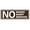 Dark Brown, variant on No Shoes No Shirt No Service Door / Wall Sign - Dark Brown - Small