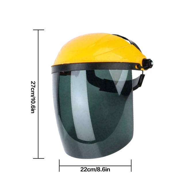 Máscara protectora facial de soldadura Visera a prueba de impacto a prueba de viento al aire libre Pantalla de protección facial Casco sidaley AF0120-04B