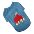 thumbnail image 5 of Suéter para mascotas - Diseño de cuello alto para todas las estaciones, tejido elástico suave, estilo jersey, para gatos de interior/perros pequeños, ideal para vacaciones/fiestas/fotografía, 5 of 5
