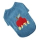 thumbnail image 5 of Suéter para mascotas - Diseño de cuello alto para todas las estaciones, tejido elástico suave, estilo jersey, para gatos de interior/perros pequeños, ideal para vacaciones/fiestas/fotografía, 5 of 5