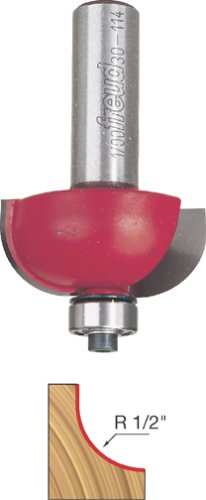 Freud 1//2 Radius Cove Bit with 1//2 Shank 30-114