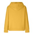 thumbnail image 5 of Chandails à Capuchon pour Femmes à la Mode, Imprimé Décontracté, Manches Longues, Col Rond, Chandails en Molleton à Capuche pour Femmes, Hauts, Blouse Ample avec Cordon de Serrage et Poche, 5 of 5