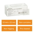 thumbnail image 3 of McKesson Square Microscope Cover Glass, #1 Thickness, Clear, 22 x 22 mm, 10 Ct, 3 of 11