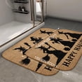 thumbnail image 2 of 1pc Happy Halloween Witches Absorbent Non-Slip Bathroom Thickened Flannel Rug Decor,Soft,Quick Drying,Suitable For Indoor/outdoor Use,Bathrooms,Bedrooms,Kitchens,Terrace,Laundry Rooms,16"x24", 2 of 9