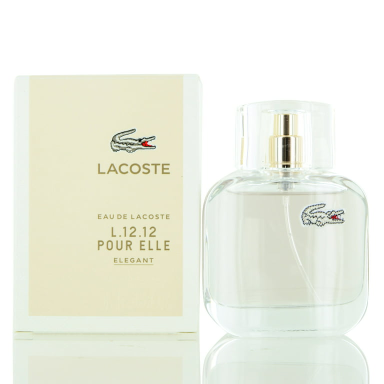 Lacoste L.12.12 Pour Elle Elegant de Toilette, Perfume for Women, 1.6 Oz Full Size - Walmart.com