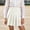 White, variant on Girl High Waist Uniform Pleated Skirt Solid Color A Line Short School Skater