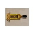 thumbnail image 2 of Switchcraft Straight Toggle Switch Gold Tone w/Knob Allparts EP-4367-002, 2 of 2