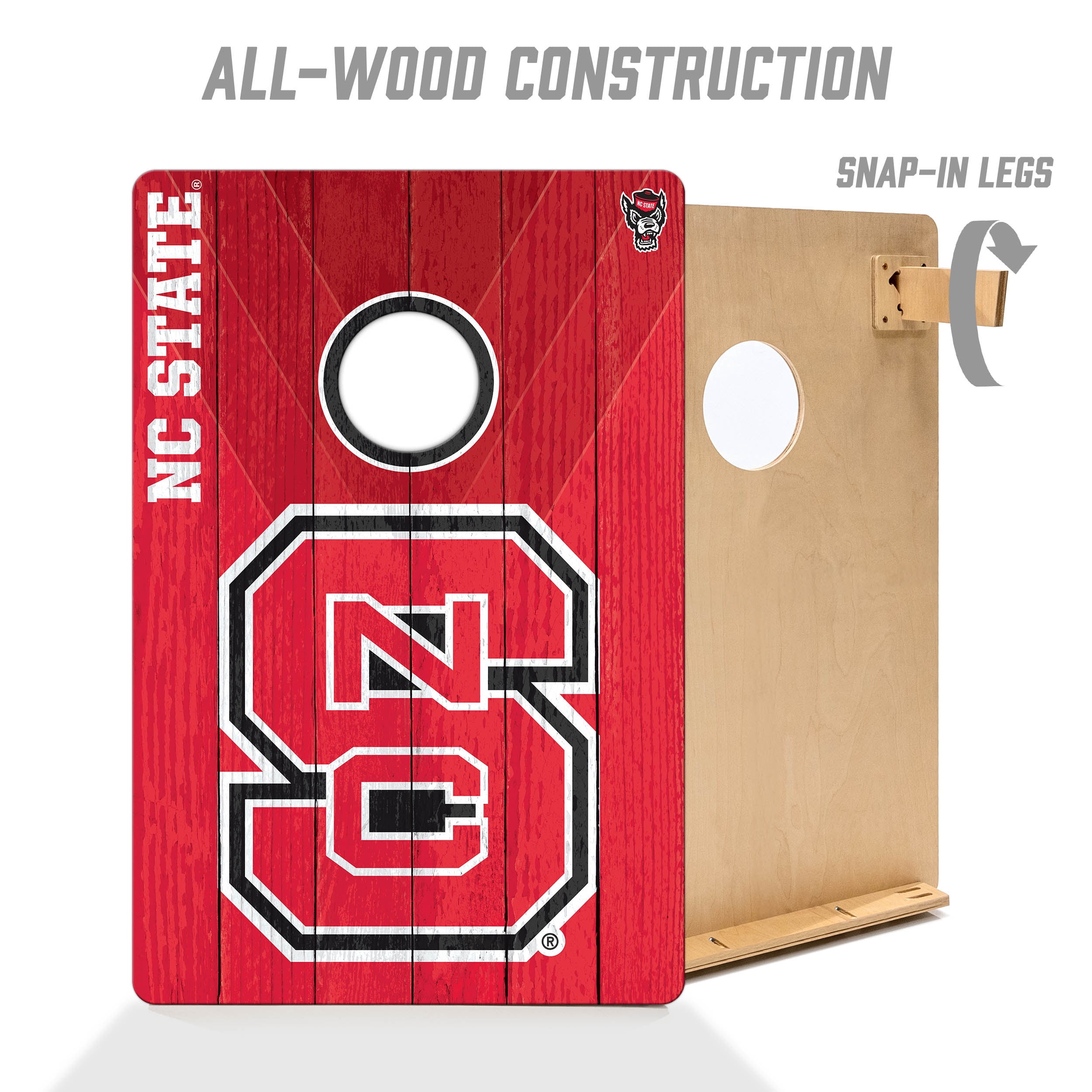 YouTheFan NCAA NC State Wolfpack 2' x 3' Cornhole Game