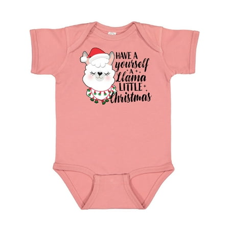 

Inktastic Have Yourself a Llama Little Christmas Gift Baby Boy or Baby Girl Bodysuit