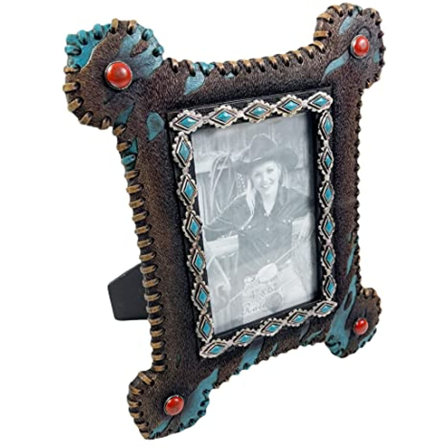 Urbalabs Cowboy Western Wanted Antique Cross Country Picture Frames Farmhouse 
