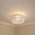 thumbnail image 5 of Golden Lighting Marlee 2-light Flush Mount in Matte White, 5 of 11