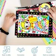 thumbnail image 2 of Creative DIY Coloring Stickers for Kids - 12-Pack Mosaic Art Set for Kindergarten Classroom Activities, 2 of 7