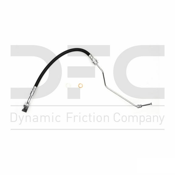 Front Lower Left Dynamic Friction Company Brake Line Hose 350-54258 For 1978-1979 Ford Bronco, 1978-1979 Ford F-150