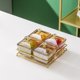 thumbnail image 1 of Plato de fruta dividido de vidrio Plato comercial para refrigerio Plato para refrigerio Bar Baño de pies Club KTV Plato con tapa, 1 of 6