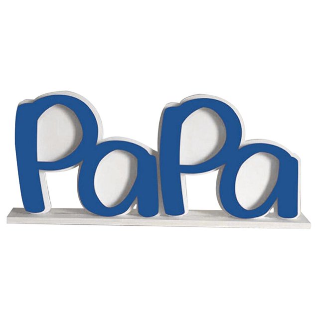 M de madera soporte en , gran regalo para el cumpleaños o Navidad para el papá, , papá, - Azul papá Papá azul Sunnimix Marco