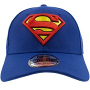 Superman Classic Emblem New Era 39Thirty Fitted Hat-Small/Medium