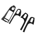 thumbnail image 3 of NS Real Carbon Fiber 4pcs Interior Side Door Armrest Panel Cover Molding Trim Inner Decoration Frame Accessories for Audi A4 B8 2008-2015 Left Hand drive, 3 of 10