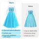 thumbnail image 4 of Vestido de princesa BOMLY, conjunto de vestido azul con tiara y guantes 150, 4 of 5