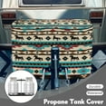 thumbnail image 3 of Yuyamidu Southwest Aztec Horse Propane Tank Cover, Double 30lb Camper Propane Tank Cover with Zipper Design, Waterproof RV Parts RV Accessories, 3 of 8