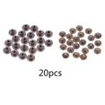 thumbnail image 1 of Remache 20 juegos por bolsa, remaches para cinturón, hebillas para uñas artesanales, ropa, herramientas de bricolaje marrón claro, 5mm Ndcxsfigh Libre de BPA, 1 of 7