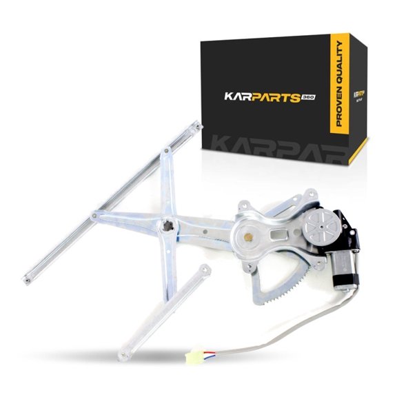 KarParts360 For Toyota Tacoma 2005-2015 Window Regulator Front, Passenger Side | Power | With Motor | Replacement For TO1351167 | 6980104040