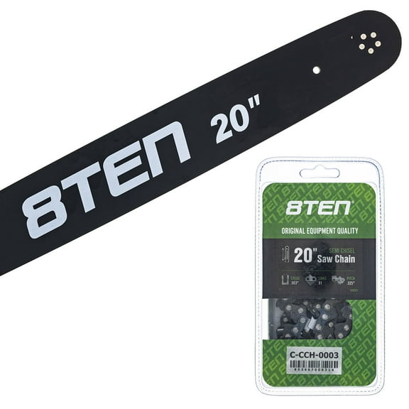 8TEN 20" Chainsaw Guide Bar & Chain .064 .325 81DL for Stihl MK1010226