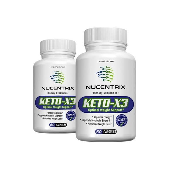 Nucentrix Keto-X3 - Nucentrix Keto-X3 Optimal Weight Loss Support (2 Pack)