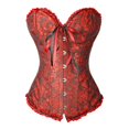 thumbnail image 1 of Corsé Zulema XL con ribete de encaje floral, 1 of 8