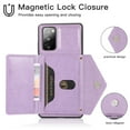 thumbnail image 2 of Dteck Case for Samsung Galaxy S20 FE 6.5-inch,Luxury Leather Wallet Case Magnetic Flip Card Holder Slots Back Protective Kickstand S20 FE 5G Phone Cover with Shoulder Strap (about 1.4m),Lightpurple, 2 of 5