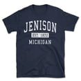 thumbnail image 1 of Jenison Michigan Classic Established Men's Cotton T-Shirt, 1 of 1