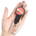 thumbnail image 3 of colgante de buceo retráctil Hebil colgante de material acero inoxidable, longitud de línea es de 31 pulgadas, para cámara subacuática y DYNWAVEMX Retractor de buceo, 3 of 8