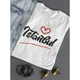 thumbnail image 3 of Instabul Love T-Shirt Women -Image by Shutterstock, Female x-Large, 3 of 4