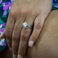 thumbnail image 2 of 0.16 Ct. Twenty-One Stone Dainty Contour Wedding Band In Sterling Silver With Cubic Zirconia (Size 5), 2 of 5