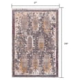 thumbnail image 6 of 2â€™ x 13â€™ Gray Faded Tribal Motifs Runner Rug, 6 of 7