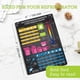thumbnail image 3 of Magnetic Kitchen Measurement Conversion Chart 8x6 Inch | Cooking and Baking Metric to Standard Guide | Dry Liquid Weight Volume Temperature | Spillproof Flexible Magnet | Easy to Read Data | Tile x1, 3 of 5