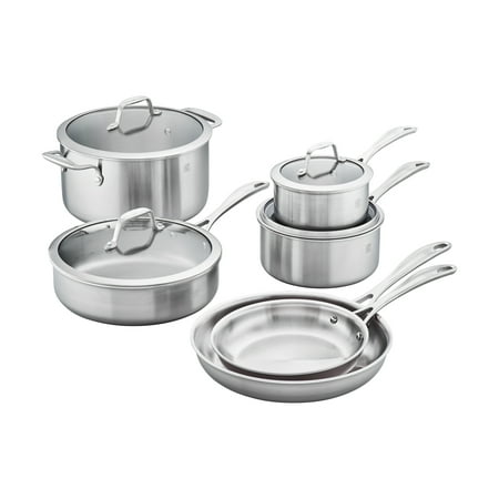 ZWILLING Spirit 3-ply 10-pc Stainless Steel Cookware