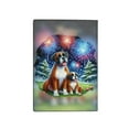 thumbnail image 2 of Happy New Year Boxer Family Cheer Winter Midnight Firework Travel Passport Wallet Boxers Dog Lover Gifts Idea PU Leather Passport Holder Cover - 02025, 2 of 5