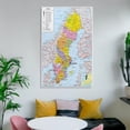thumbnail image 6 of Sweden Map Posters Gifts Canvas Painting Poster Wall Art Decorative Picture Prints Modern Decor 08x12inch(20x30cm), 6 of 6