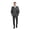 Charcoal Gray, variant on Mens Vitali Three Piece Suit Vested Semi Shiny Sharkskin M3090 Charcoal Gray