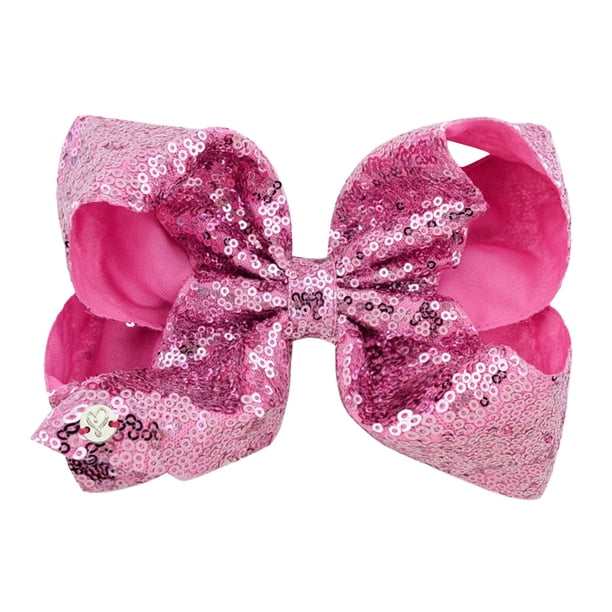 Clip para el pelo con lazo, accesorios para el cabello, lazo decorativo para niños, tocado, horquilla para regalo de cumpleaños y Navidad para mujer , rosa Yinane Pinza para el pelo con lazo