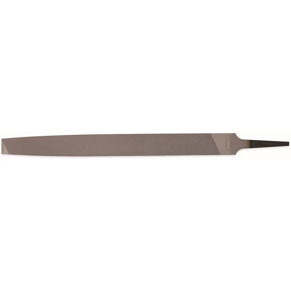 Nicholson Rectangular Mill Hand File Without Handle, Single Cut, American Pattern, Bastard Cut, 6" Length Pack of 1