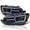 Glossy Black Housing Smoke Lens, variant on Spec-D Tuning Jet Black Projector Headlights w/ Sequential LED Turn Signal Compatible with 2015-2021 Subaru WRX STI with Halogen Headlights, L + R Pair Headlamp Assembly