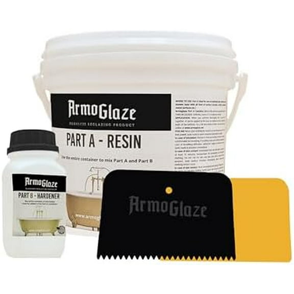 Shower Base Refinishing Kit – Made in USA, Odorless Epoxy Coating for Small Shower Base (2x2, 3x3) – Easy Pour-On Application, Durable Mirror Finish – 1.5 kg$$Tools & Hardware Other